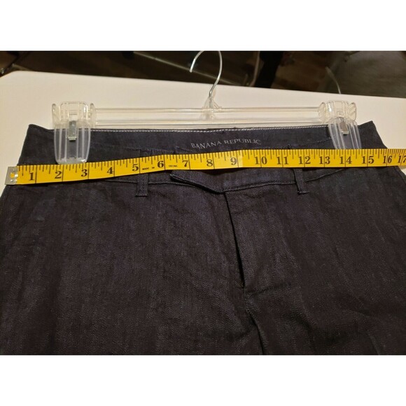 Banana Republic wide leg pants slacks workpants Pant Brown  NWT  Size 27R - Picture 8 of 12